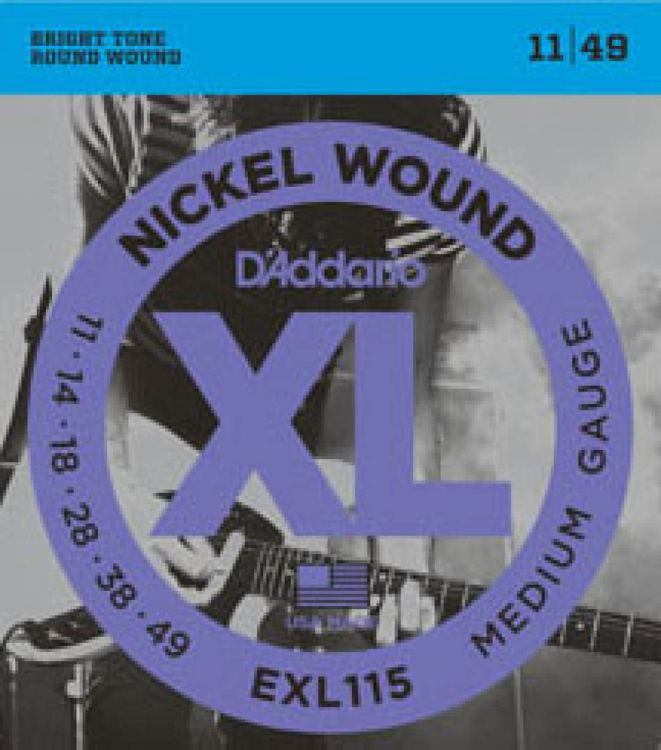 D'Addario EXL115 'Medium Gauge'